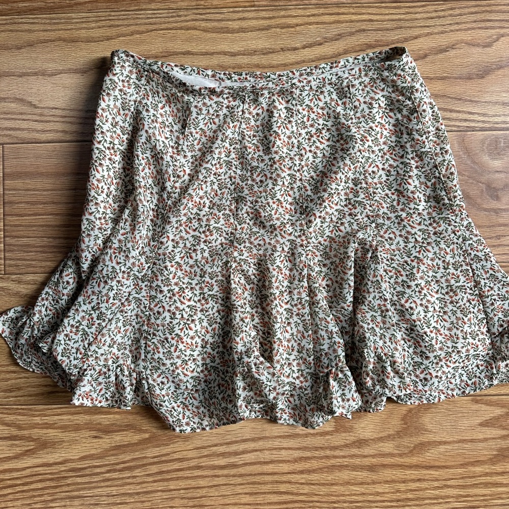 Dress Forum Multicolor Floral A-Line Skirt